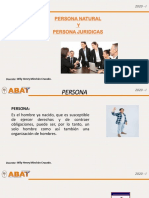 PERSONA NATURAL y PERSONA JURIDICA PDF