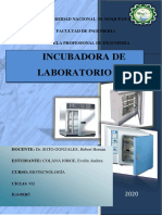 Incubadora de Laboratorio PDF