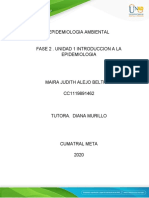 Fase 2. Unidad 1. Introducción A La Epidemiología