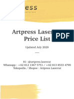 Pricelist Artpress - All-Compressed