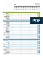 Home Budget Worksheet