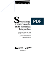 Lavrin - Sexualidad y Matrimonio - Intro y Cap 1 PDF