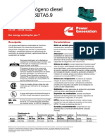 Grupo Electrógeno Diesel Motor Serie 6BTA5.9: Descripción Características