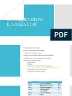 Introduction To Business Ethic