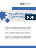 Fisheries and Aquaculture in The Mediterranean and Black Sea: A Preliminary Analysis of The Impacts of The Covid-19 Crisis