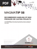 Magmatip 58: Recommended Handling of High Pressure Die Casting Projects