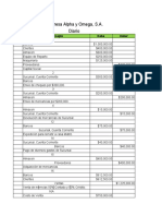 Caso Practico 3 - Diario y esquemas de la empresa Alpha y Omega S.A