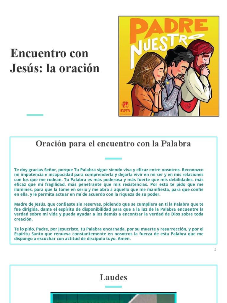 Encuentro con Jesús a través de la oración | PDF | Oración ...