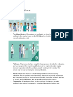 Healthcare Workforce Roles and Settings