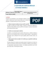 Actividad 1. Paula Andrea Zuleta Auditoria de Cuentas Medicas PDF