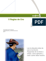 5 Reglas de Oro Syngenta