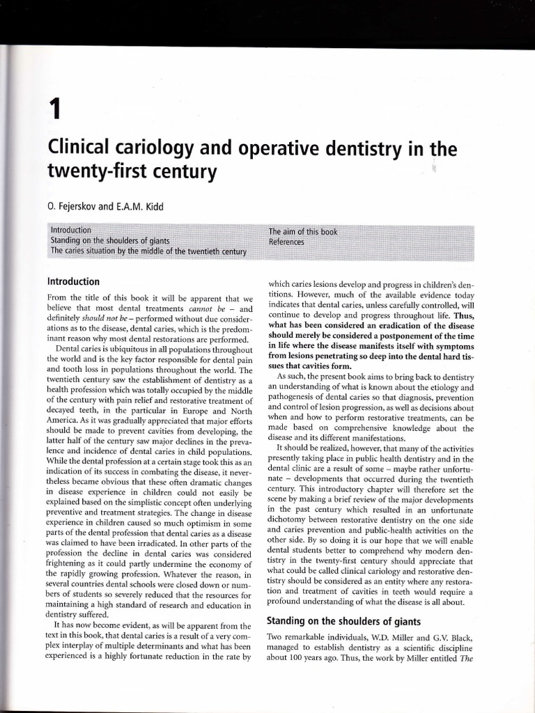 Understanding Dental Caries Today | PDF | Dentistry | Tooth Enamel