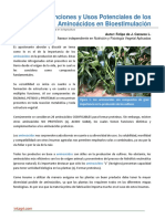 Funciones y Usos Potenciales de Los Aminoacidos en La Bioestimulacion PDF