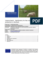 Lessons Learnt - Agroforestry For Free-Range Pig Production in Denmark