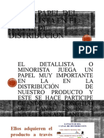 4.3.6 El Papel Del Detallista en El Canal de Distribución