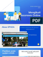 SPADA UWGM Tutorial Series - Mengikuti Classroom Online PDF