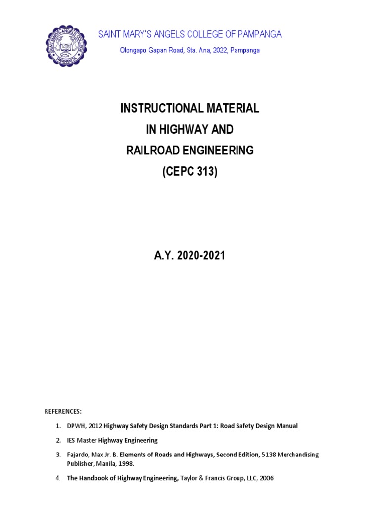Highway and Railway Design Speed Limits | PDF | Speed Limit | Traffic