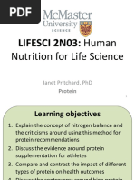 LIFESCI 2N03: Human: Nutrition For Life Science