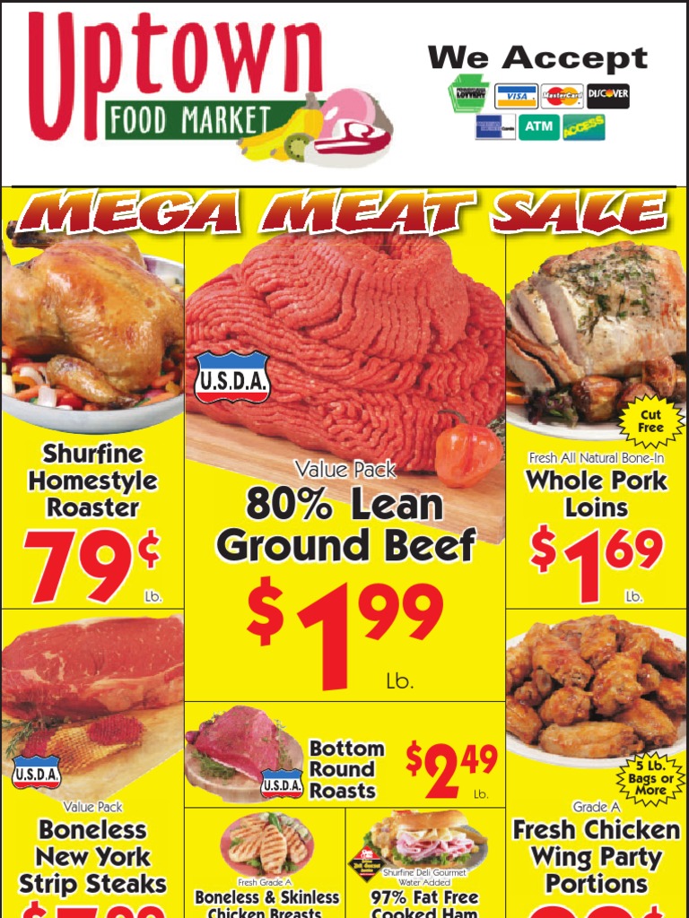 Meat and Grocery Sale January 2011 | PDF | Steak | Food And Drink ...