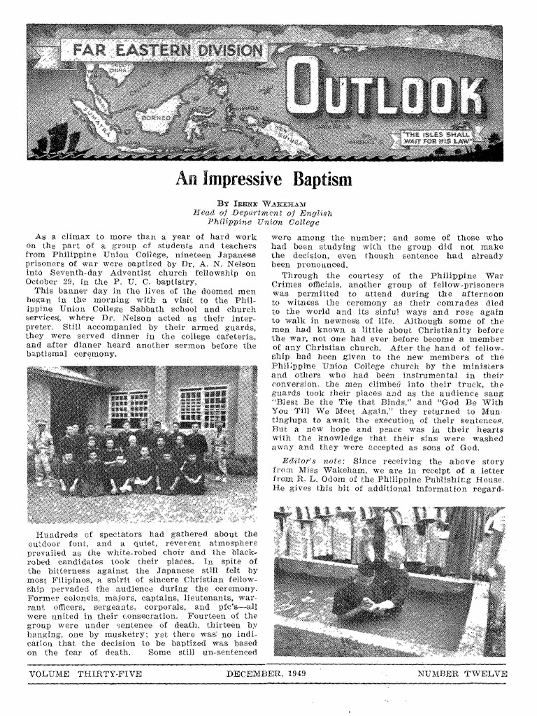 An Impressive Baptism Irene Wakeman PDF Nursing Hospital