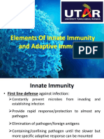 Chapter 1 Lecture Notes Part 2 Elements of Innate and Adaptive Immune System