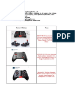 Mocute Game Controller Price List