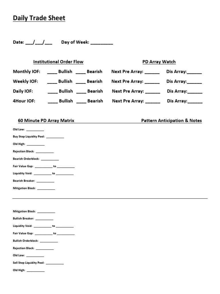 Trade Sheet | PDF | Finance & Money Management