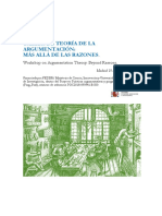 Taller de Teoria de La Argumentacion 19 - 20 de Noviembre