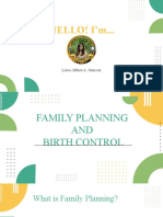 Samson Lieza. Family Planning