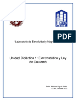 1IM21 - P1 - Electrostática y L. Coulomb