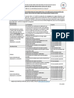 Cronograma y Presiciones de Directores y Especialista PDF