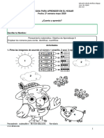 GUIA OA6 Pensamiento - Matematico Pre-Kinder 11 Al 15 Mayo 2020 PDF