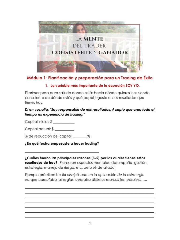 La Mente del Trader: Claves para el Éxito | PDF | Comerciante (Finanzas ...