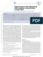 Compensatory Hypertrophy of The Remaining Kidney.18