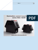 Summation Current Transformers, Series KSU / SUSK: WWW - Mbs-Stromwandler - de