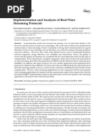 Sensors: Implementation and Analysis of Real-Time Streaming Protocols