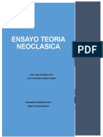 Ensayo Teoria Neoclasica