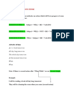 Future Continuous Tense