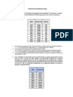 Ejercicios de Regresion Lineal Seccion B PDF