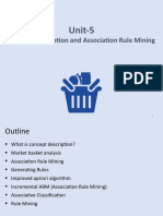 Unit-5: Concept Description and Association Rule Mining