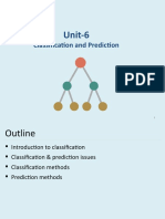 Unit-6: Classification and Prediction