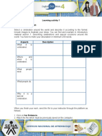 Learning Activity 1 Evidence: Take A Break