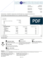 Account Usage and Recharge Statement From 01-Aug-2020 To 28-Aug-2020