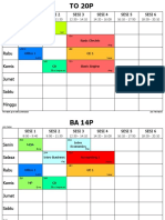 Senin: Sesi 1 Sesi 2 Sesi 3 Sesi 4 Sesi 5 Sesi 6