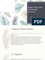 Tingkatan Dalam Pramuka