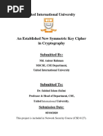 An Established New Symmetric Key Cipher PDF