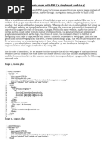 Dynamic Web Pages With PHP (A Simple Yet Useful E.g) : Minimal Code