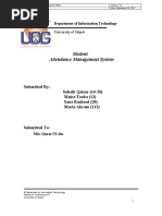 Student Attendance Management System