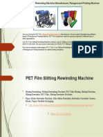 PET Film Slitting Rewinding Machine