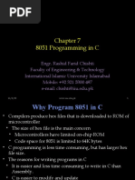 Chapter 07 - 8051 Programming in C